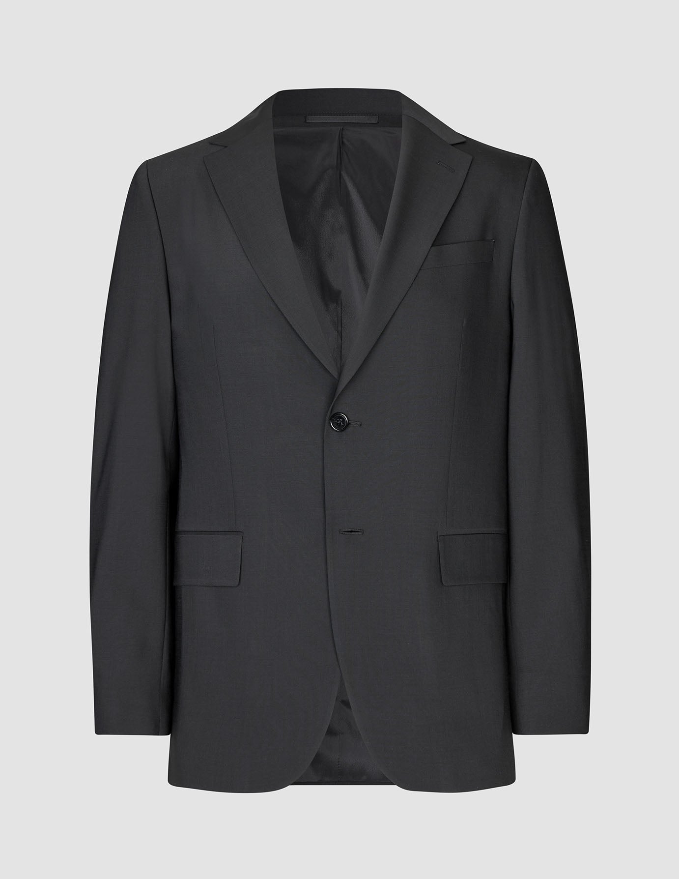 Tech Wool Blazer Black Slim